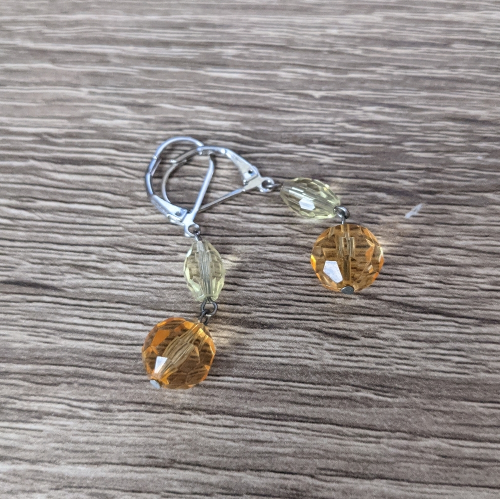 Beaded drop earrings